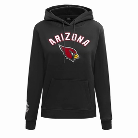 NFL ARIZONA CARDINALS CLASSIC WOMEN'S FLC PO HOODIE (BLACK)