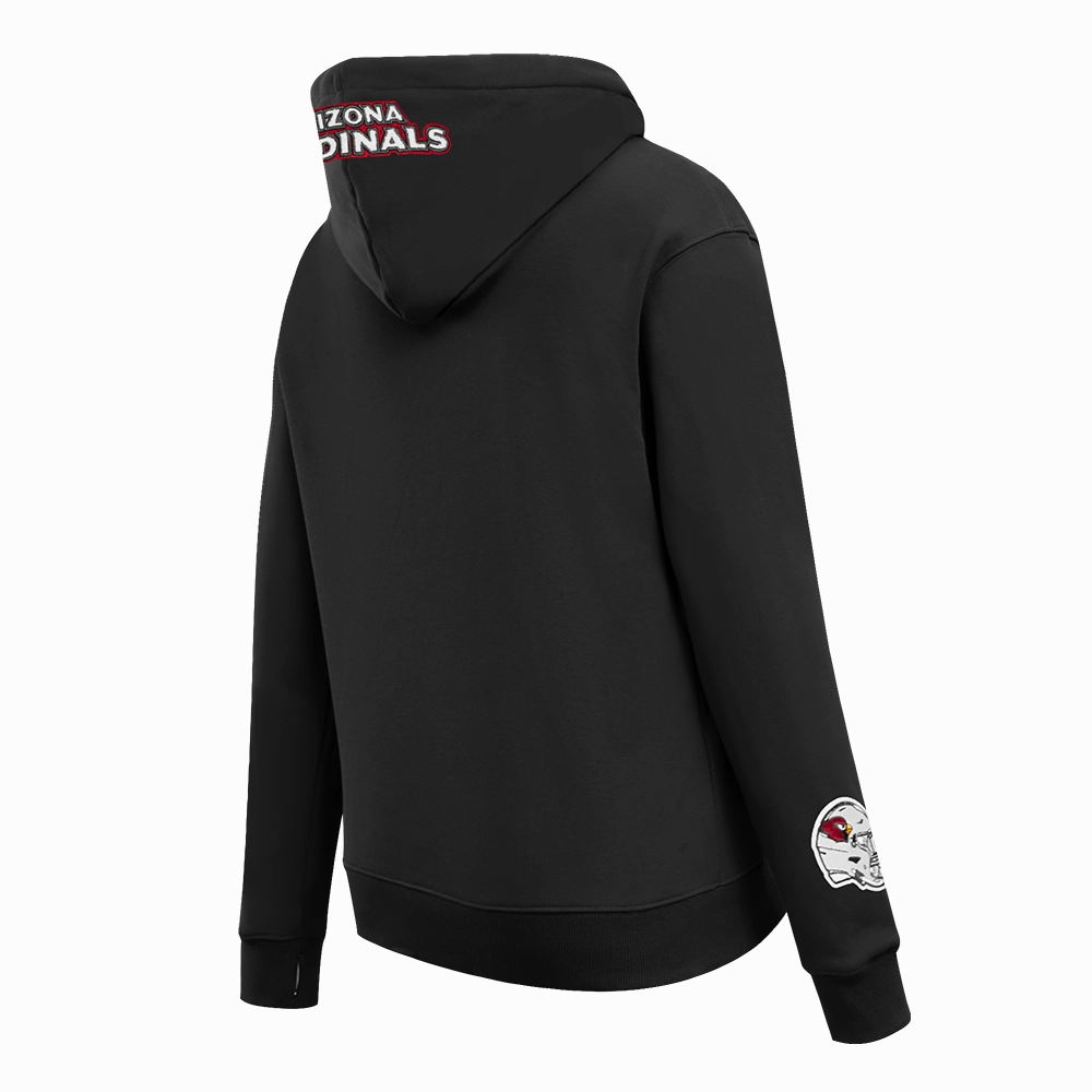 NFL ARIZONA CARDINALS CLASSIC WOMEN'S FLC PO HOODIE (BLACK)