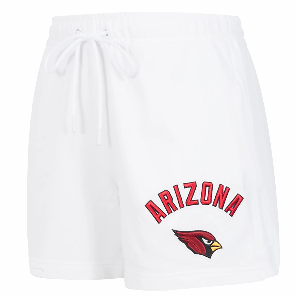 NFL ARIZONA CARDINALS CLASSIC WOMEN'S FLEECE SHORT (WHITE)