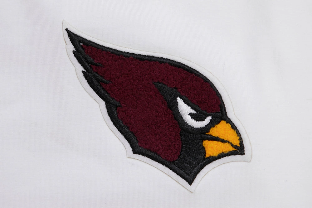 NFL ARIZONA CARDINALS CLASSIC WOMEN'S SINGLE JERSEY BOXY TEE (WHITE)