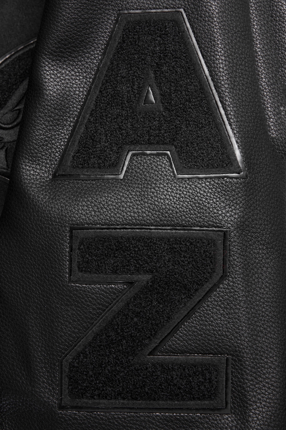 NFL ARIZONA CARDINALS TRIPLE BLACK MEN'S WOOL VARSITY JACKET (TRIPLE BLACK MEN'S)