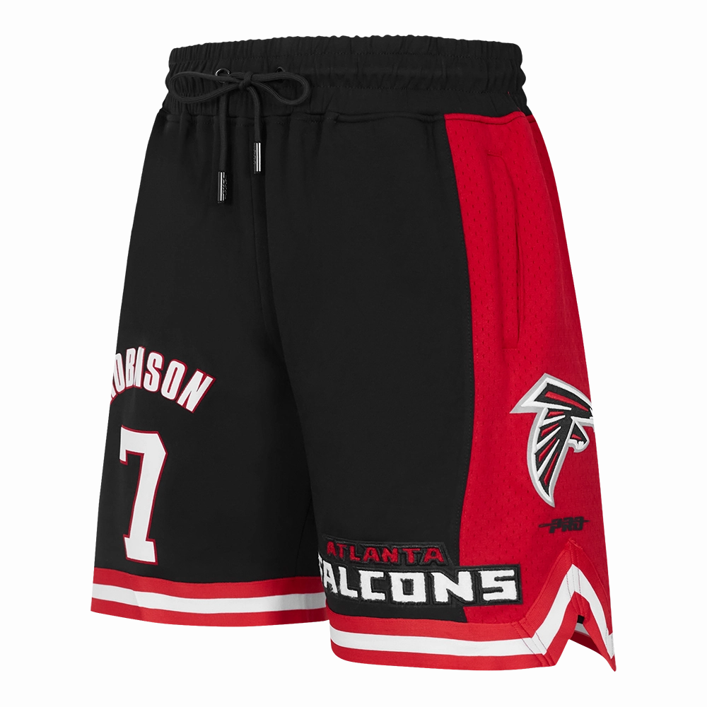 NFL ATLANTA FALCONS BIJAN ROBINSON #7 CLASSIC MEN'S DK 2.0 SHORT (BLACK/RED/WHITE)