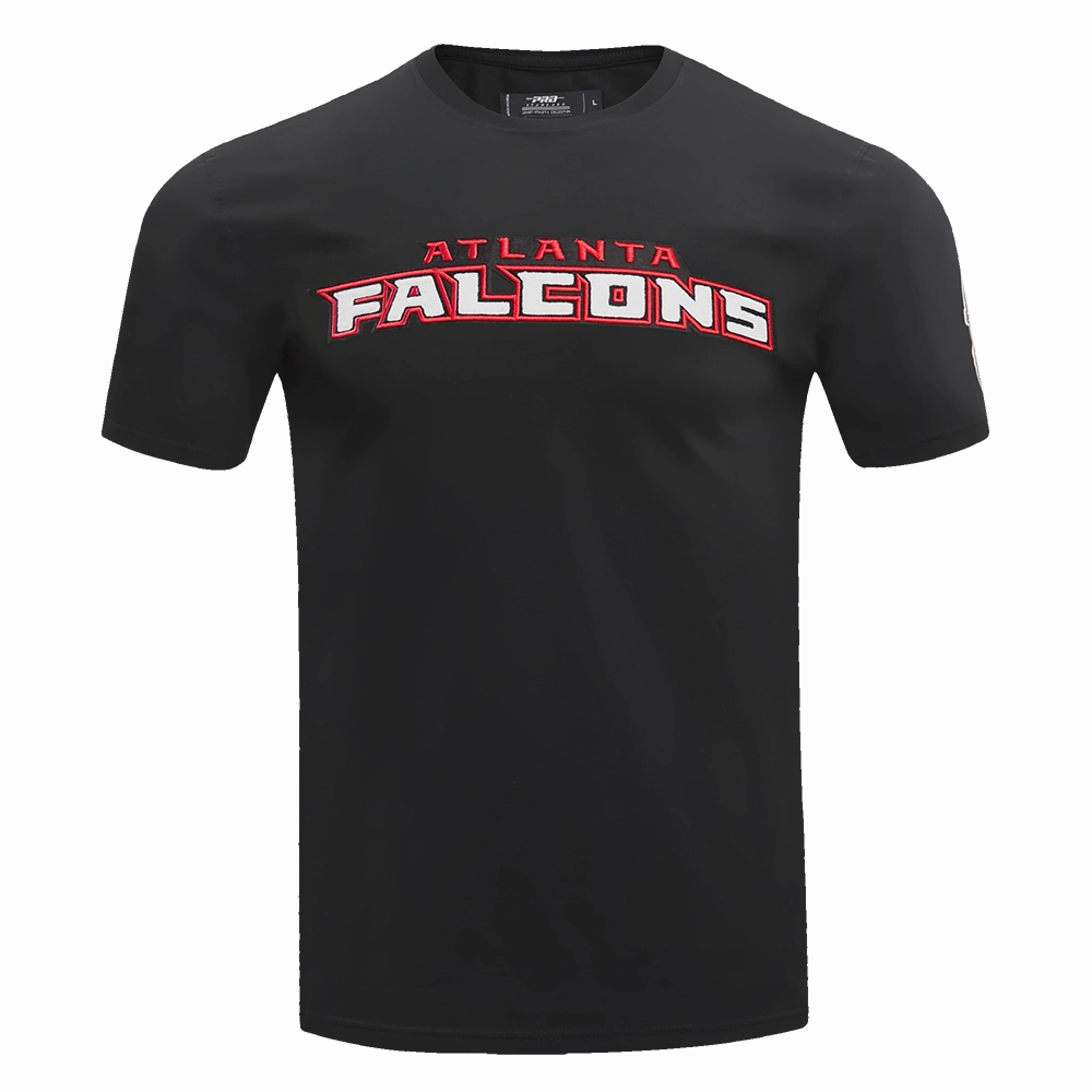 NFL ATLANTA  FALCONS CLASSIC CHENILLE MEN'S   TEE (BLACK)