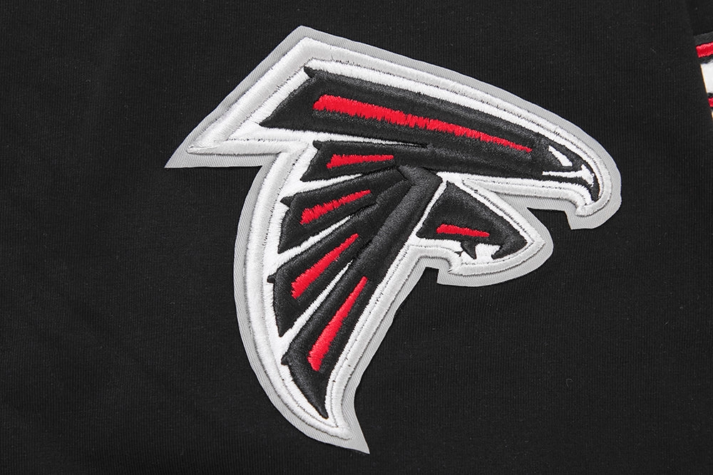NFL ATLANTA  FALCONS CLASSIC CHENILLE MEN'S   TEE (BLACK)