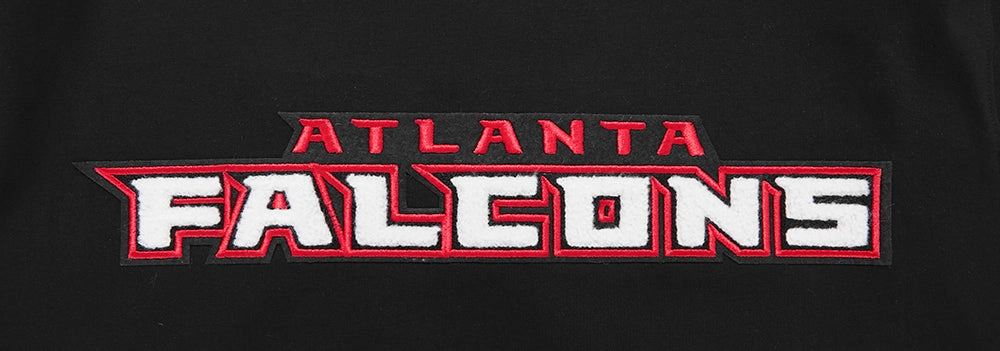 NFL ATLANTA  FALCONS CLASSIC CHENILLE MEN'S   TEE (BLACK)