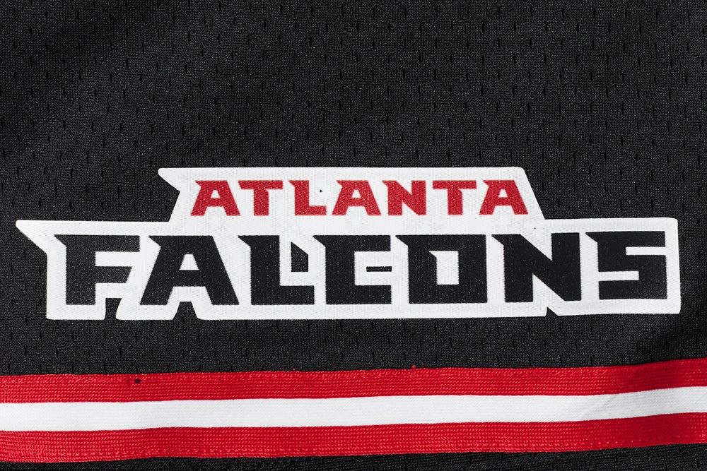 NFL ATLANTA FALCONS CLASSIC MEN'S MESH SHORT (BLACK/RED)