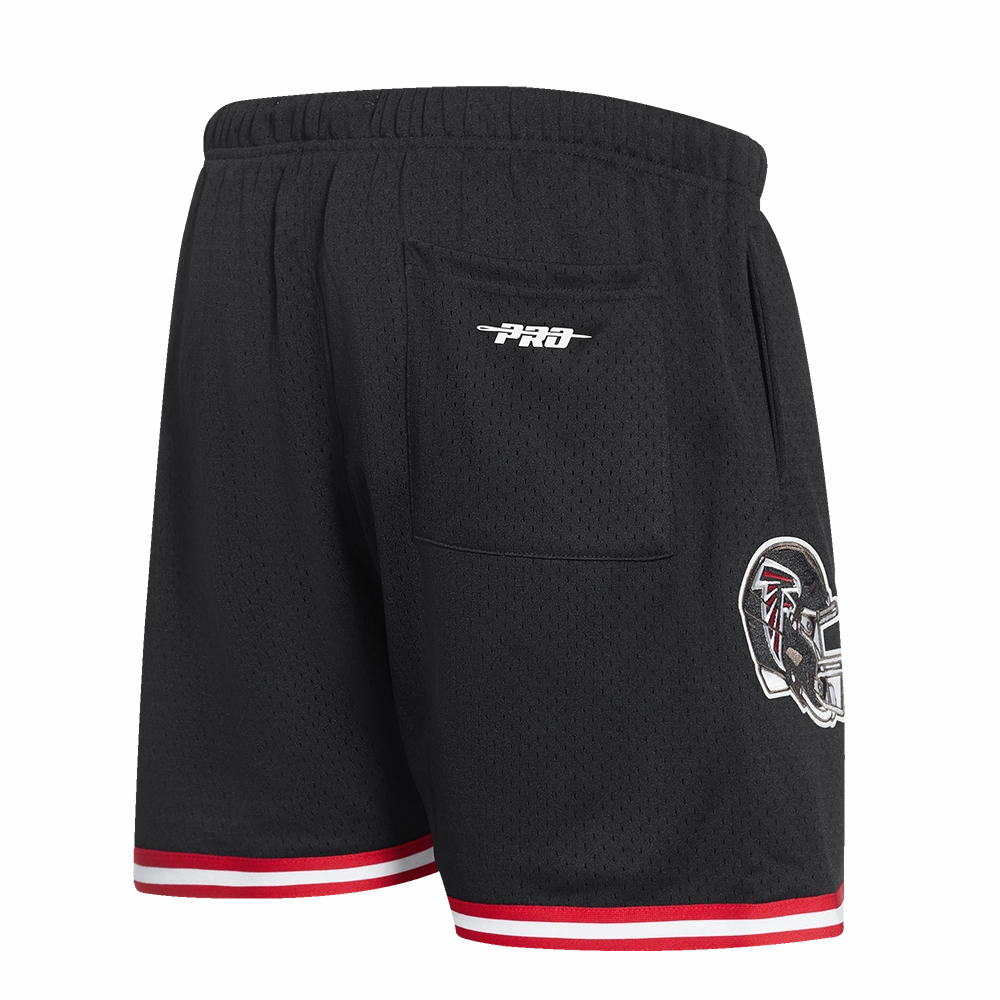NFL ATLANTA FALCONS CLASSIC MEN'S MESH SHORT (BLACK/RED)