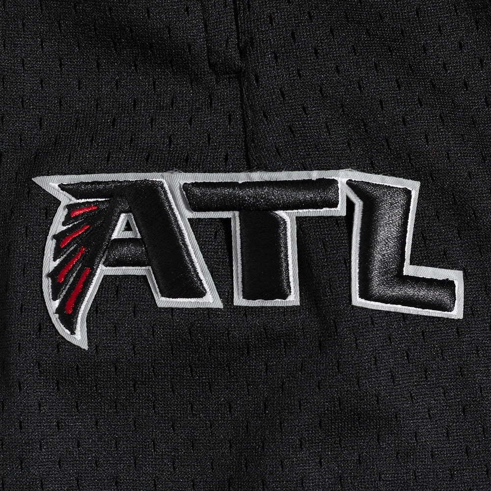 NFL ATLANTA FALCONS CLASSIC MEN'S MESH SHORT (BLACK/RED)