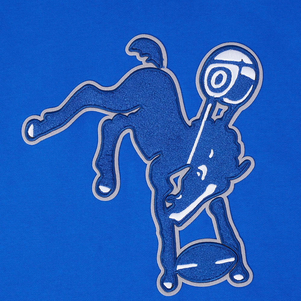 NFL BALTIMORE COLTS RETRO CLASSIC MEN'S PULLOVER HOODIE (ROYAL BLUE)