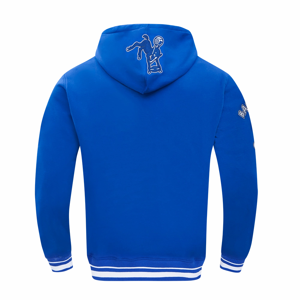 NFL BALTIMORE COLTS RETRO CLASSIC MEN'S PULLOVER HOODIE (ROYAL BLUE)