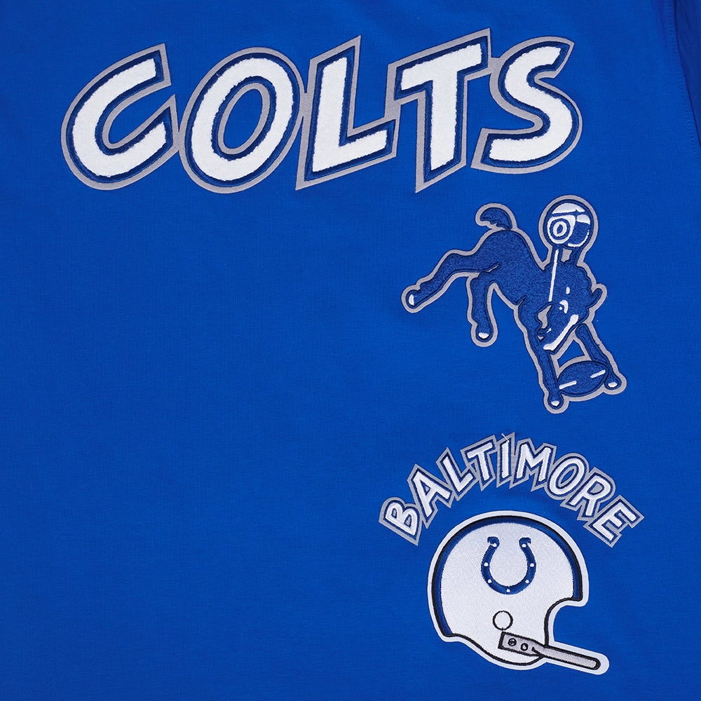 NFL BALTIMORE COLTS RETRO CLASSIC MEN'S STRIPED TEE (ROYAL BLUE)
