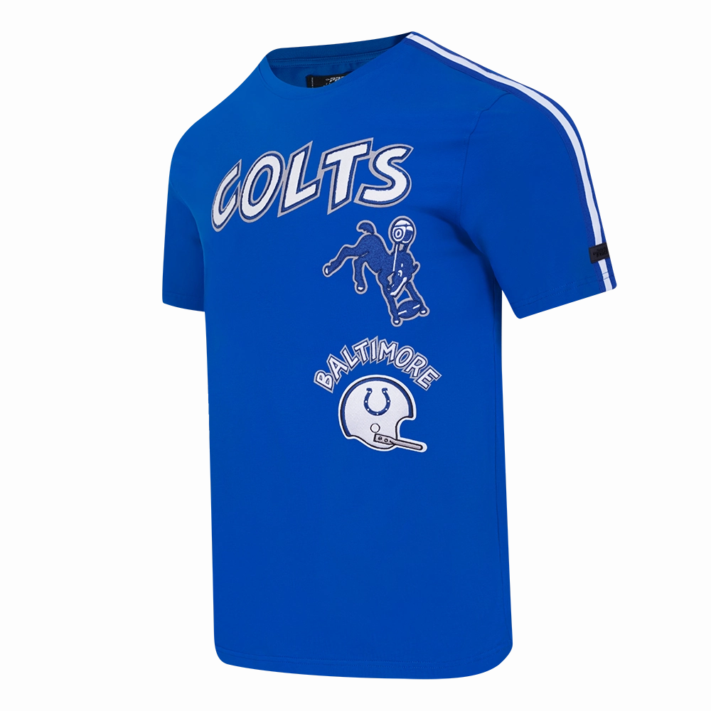 NFL BALTIMORE COLTS RETRO CLASSIC MEN'S STRIPED TEE (ROYAL BLUE)
