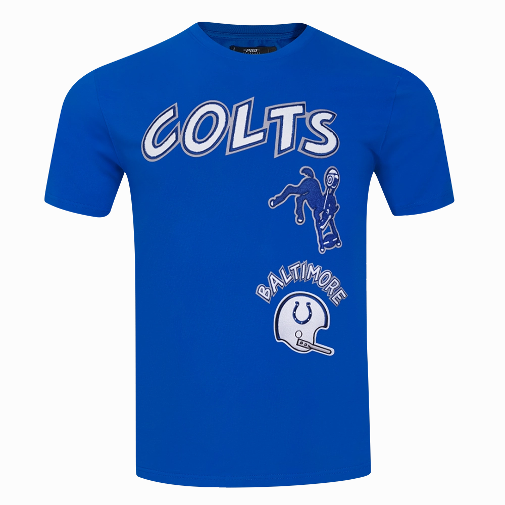 NFL BALTIMORE COLTS RETRO CLASSIC MEN'S STRIPED TEE (ROYAL BLUE)