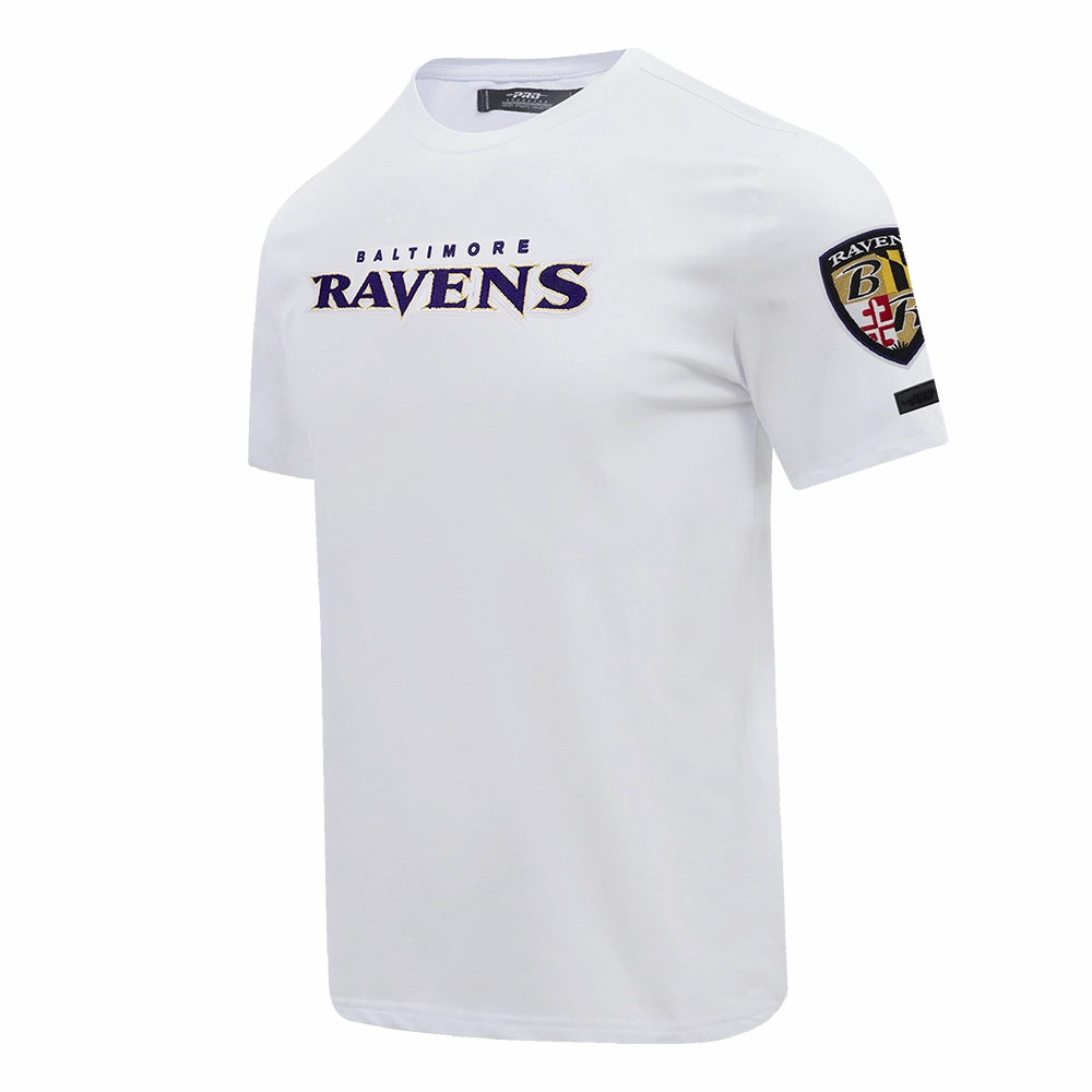 NFL BALTIMORE RAVENS CLASSIC CHENILLE   TEE (WHITE)
