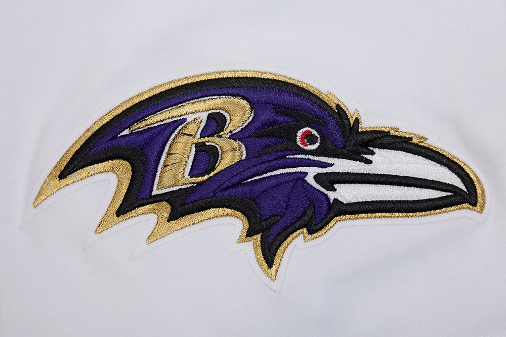 NFL BALTIMORE RAVENS CLASSIC CHENILLE   TEE (WHITE)