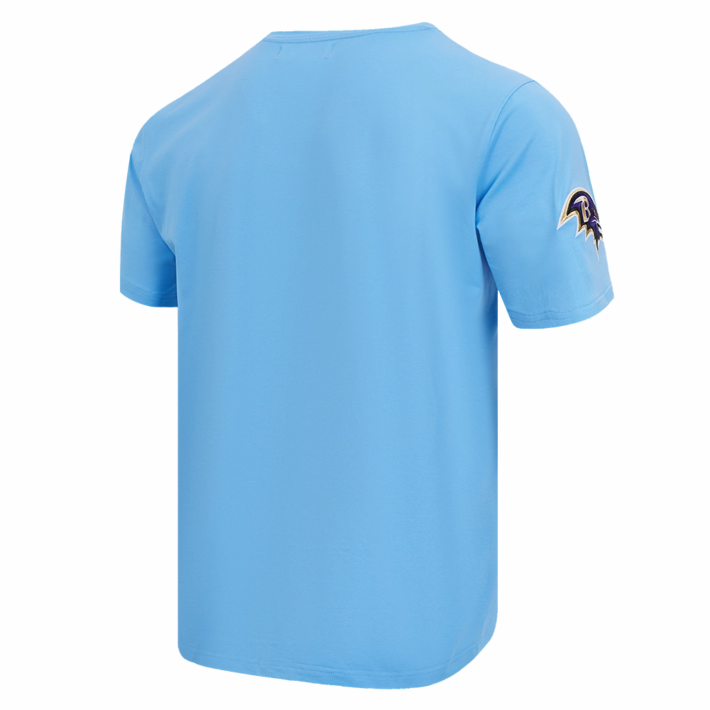 NFL BALTIMORE RAVENS CLASSIC CHENILLE SINGLE JERSEY TEE (UNIVERSITY BLUE)
