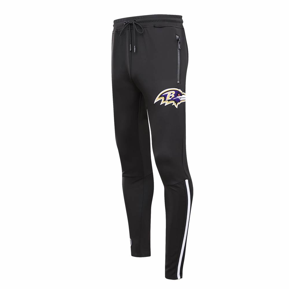 NFL BALTIMORE RAVENS CLASSIC MEN'S DK TRACK PANT (BLACK)