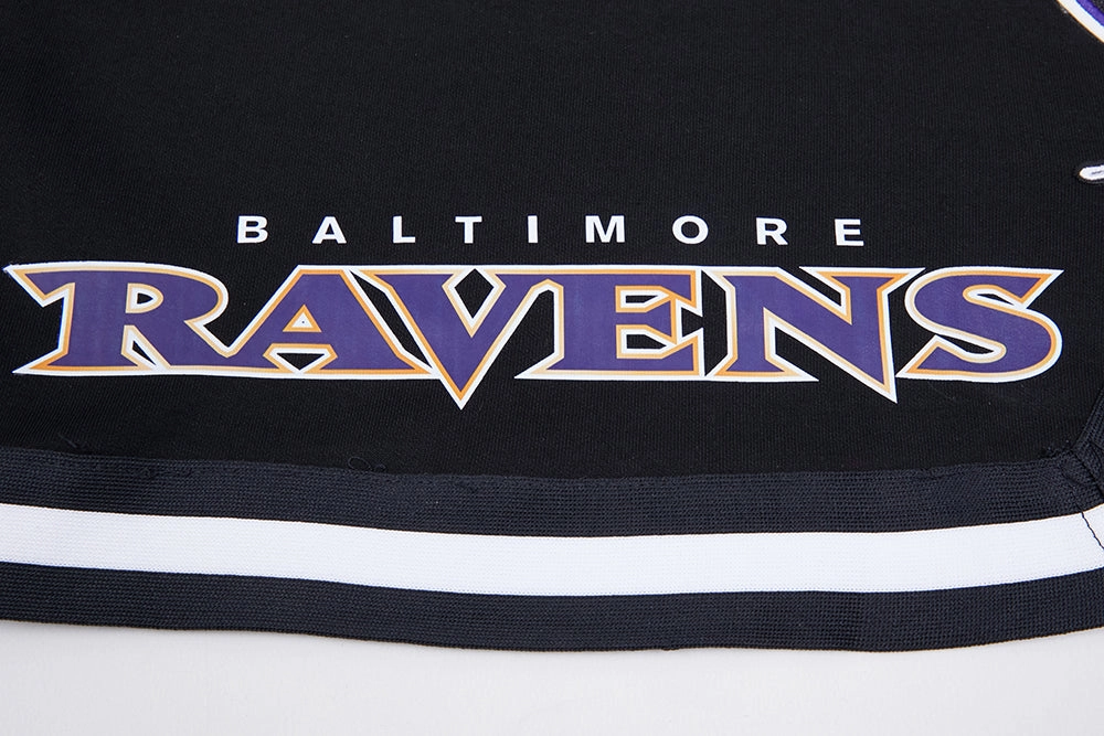 NFL BALTIMORE RAVENS LAMAR JACKSON #8 MEN'S SHORT (BLACK)