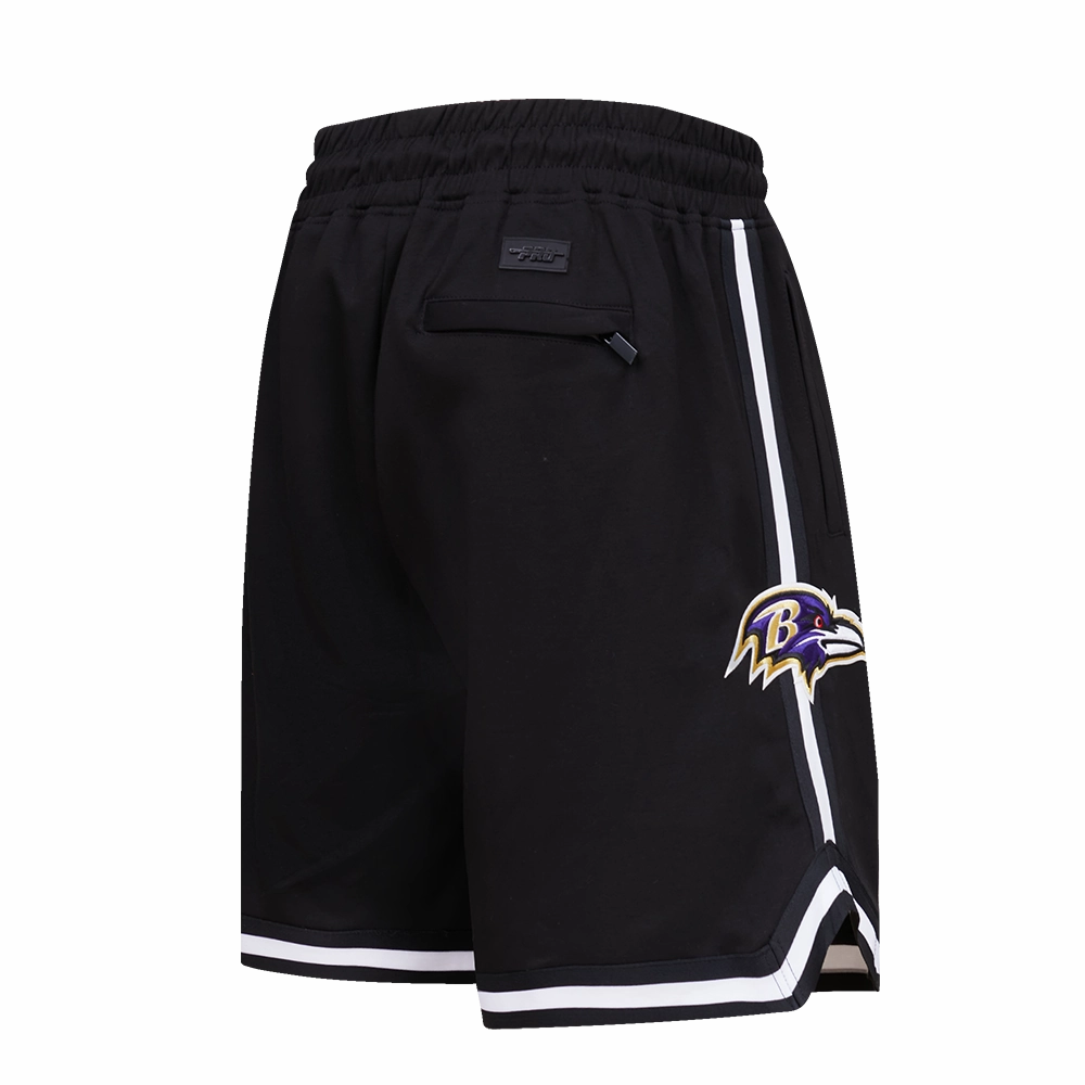 NFL BALTIMORE RAVENS LAMAR JACKSON #8 MEN'S SHORT (BLACK)