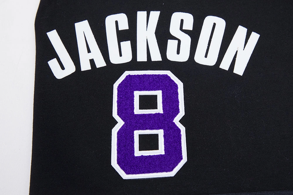 NFL BALTIMORE RAVENS LAMAR JACKSON #8 MEN'S SHORT (BLACK)