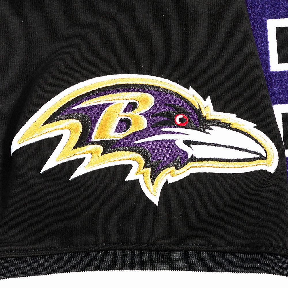 NFL BALTIMORE RAVENS LAMAR JACKSON #8 MEN'S TEE (BLACK)