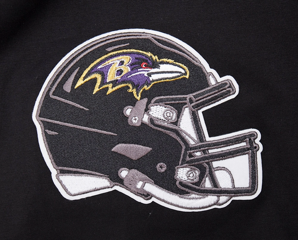 NFL BALTIMORE RAVENS MASHUP MEN'S TEE (BLACK)