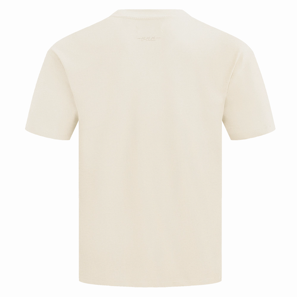 NFL BALTIMORE RAVENS NEUTRAL MEN'S DROP SHOULDER TEE (EGGSHELL)