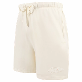 NFL BALTIMORE RAVENS NEUTRAL MEN'S SHORT (EGGSHELL)