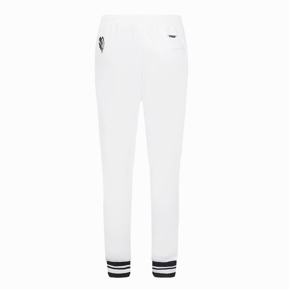 NFL BALTIMORE RAVENS PRO PREP W RIB FLEECE WOMEN'S SWEATPANT (WHITE/BLACK)