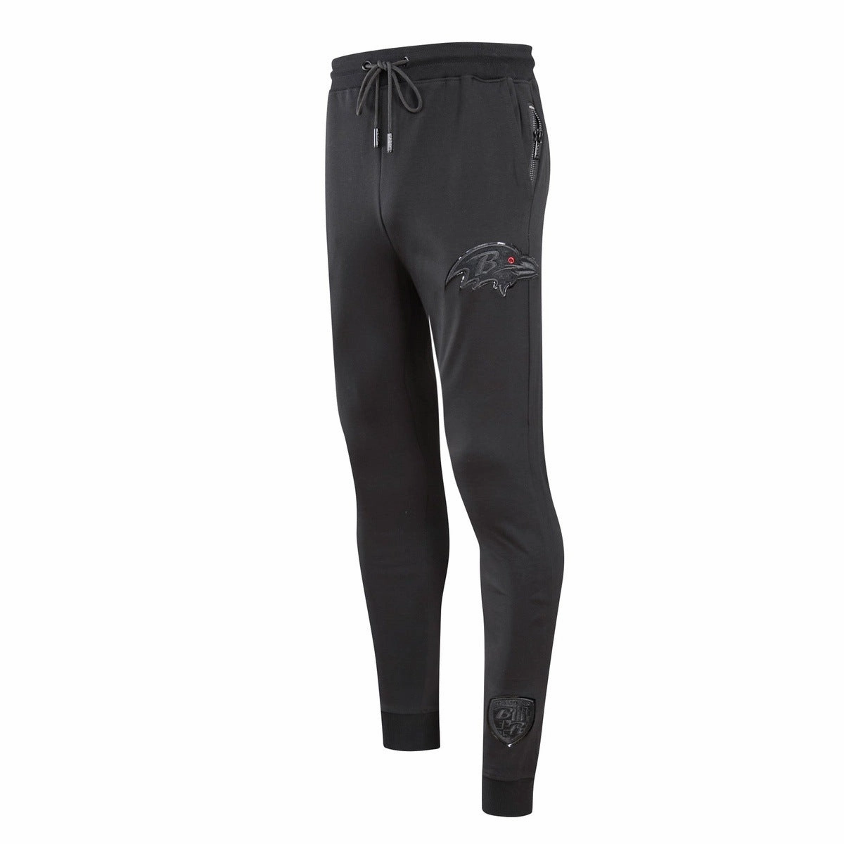 NFL BALTIMORE RAVENS TRIPLE BLACK LOGO MEN'S JOGGER (TRIPLE BLACK)