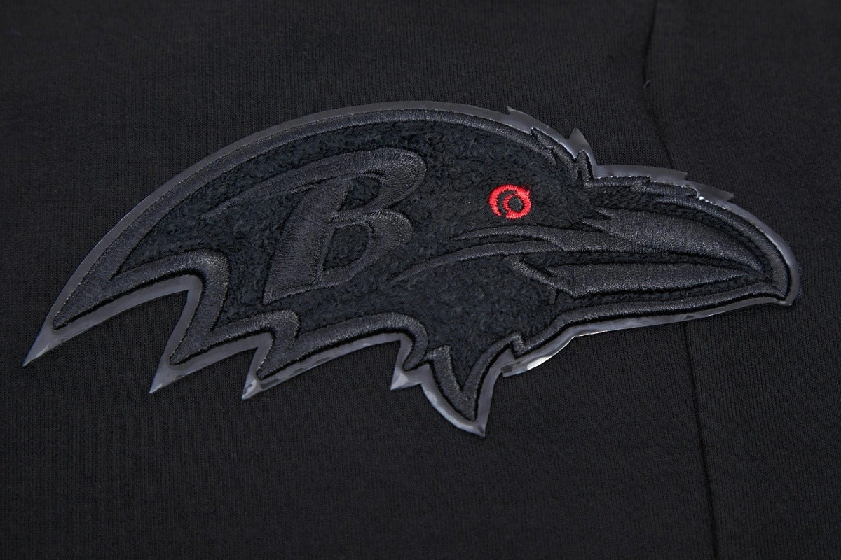 NFL BALTIMORE RAVENS TRIPLE BLACK LOGO MEN'S JOGGER (TRIPLE BLACK)