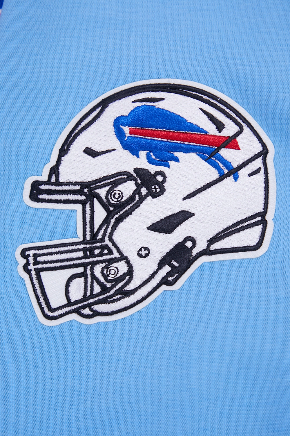 NFL BUFFALO BILLS CLASSIC CHENILLE FULL ZIP HOODIE  (UNIVERSITY BLUE)