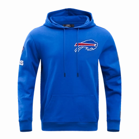 NFL BUFFALO BILLS CLASSIC CHENILLE MEN'S PO HOODIE (ROYAL BLUE)