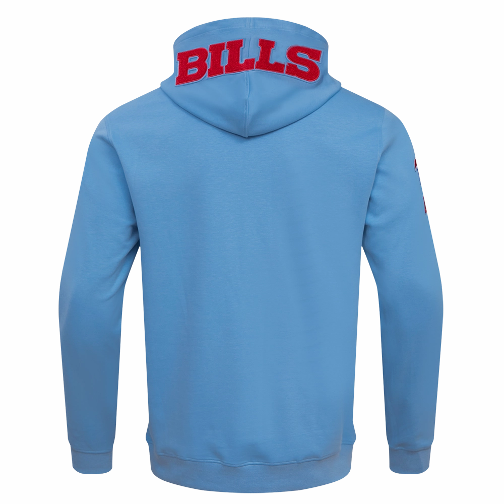 NFL BUFFALO BILLS CLASSIC CHENILLE MEN'S PO HOODIE (UNIVERSITY BLUE)