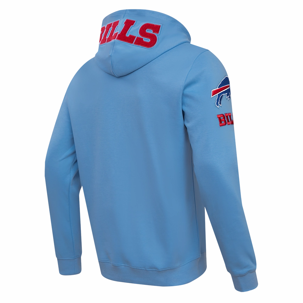 NFL BUFFALO BILLS CLASSIC CHENILLE MEN'S PO HOODIE (UNIVERSITY BLUE)