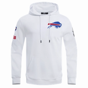 NFL BUFFALO BILLS CLASSIC CHENILLE MEN'S PO HOODIE (WHITE)