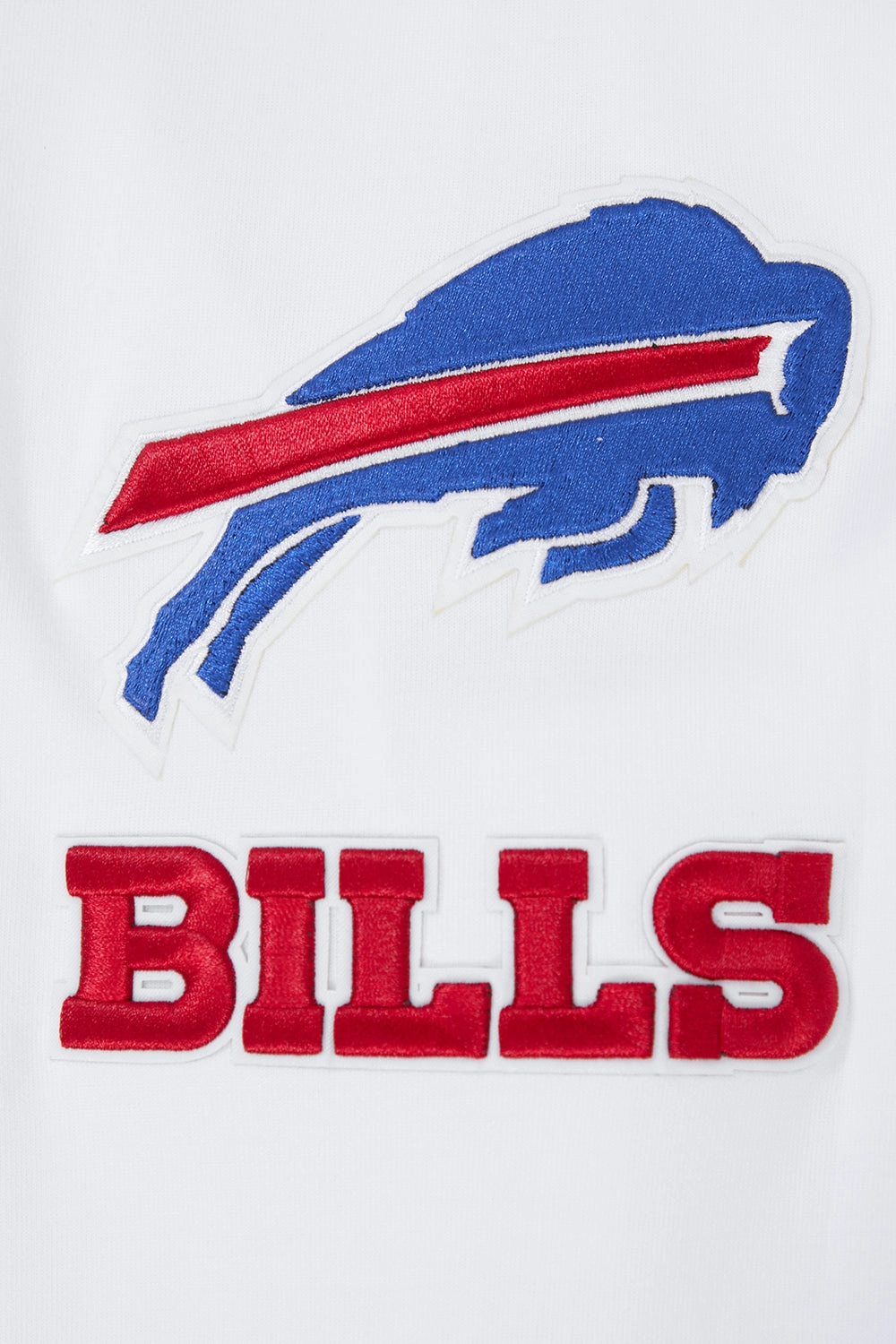NFL BUFFALO BILLS CLASSIC CHENILLE MEN'S PO HOODIE (WHITE)