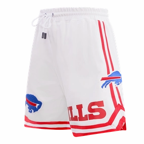 NFL BUFFALO BILLS CLASSIC CHENILLE MEN'S SHORT (WHITE)