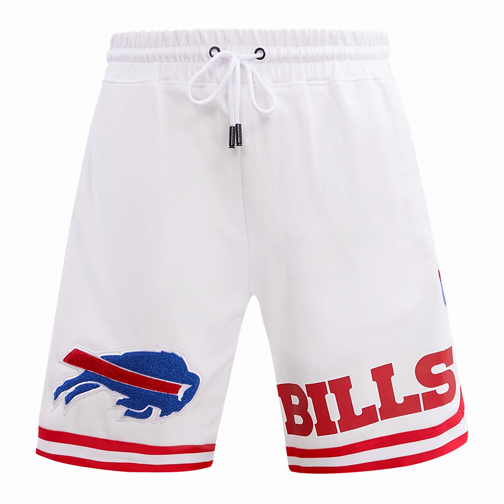 NFL BUFFALO BILLS CLASSIC CHENILLE MEN'S SHORT (WHITE)