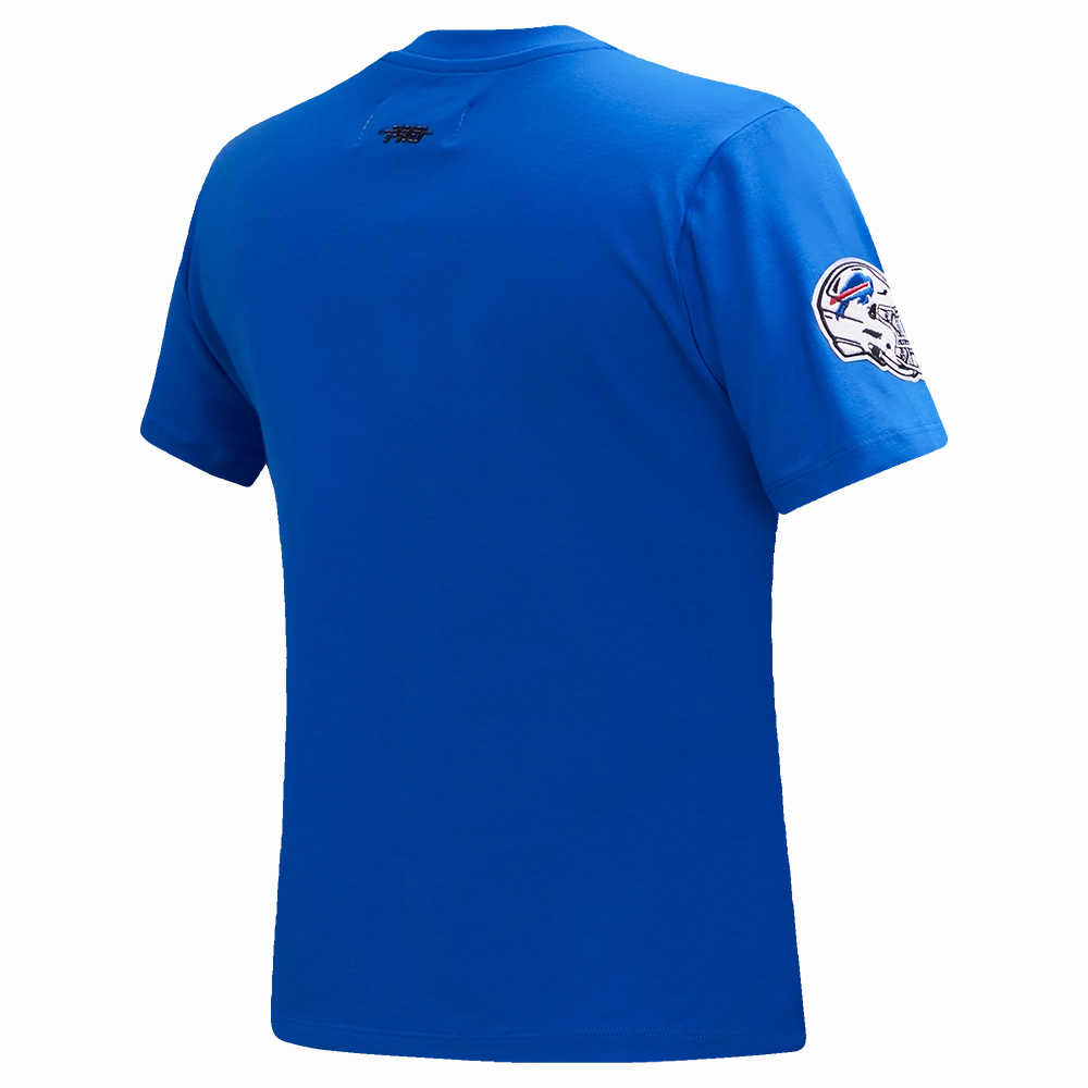 NFL BUFFALO BILLS CLASSIC SHORT SLEEVE WOMEN'S SINGLE JERSEY SLIM FIT TEE (ROYAL BLUE)