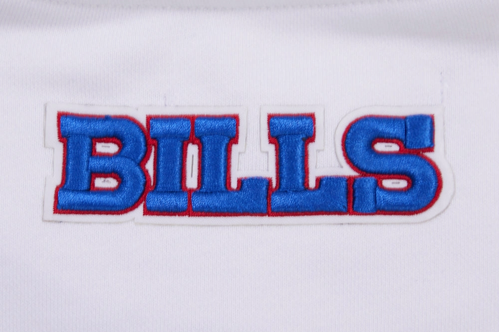 NFL BUFFALO BILLS CLASSIC WOMEN'S FLEECE CREWNECK (WHITE)