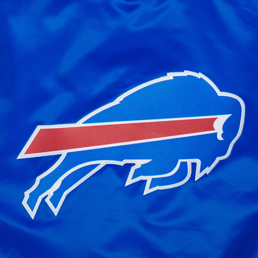 NFL BUFFALO BILLS CLASSIC WOMEN'S SATIN JACKET (ROYAL BLUE)