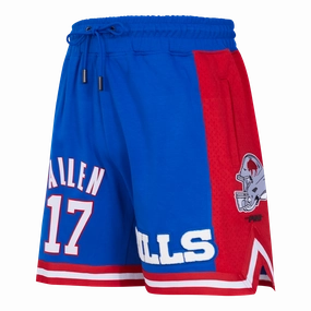 NFL BUFFALO BILLS JOSH ALLEN #17 CLASSIC MEN'S DK 2.0 SHORT (ROYAL BLUE/RED/WHITE)