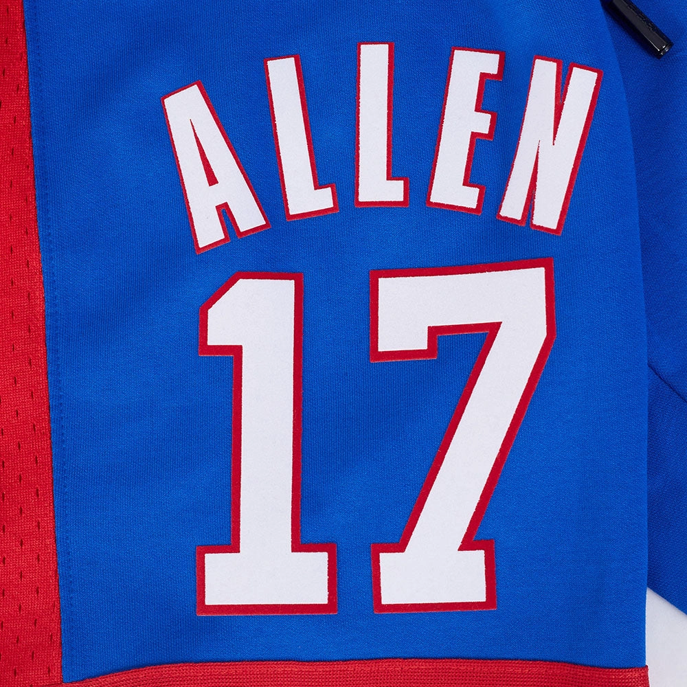NFL BUFFALO BILLS JOSH ALLEN #17 CLASSIC MEN'S DK 2.0 SHORT (ROYAL BLUE/RED/WHITE)