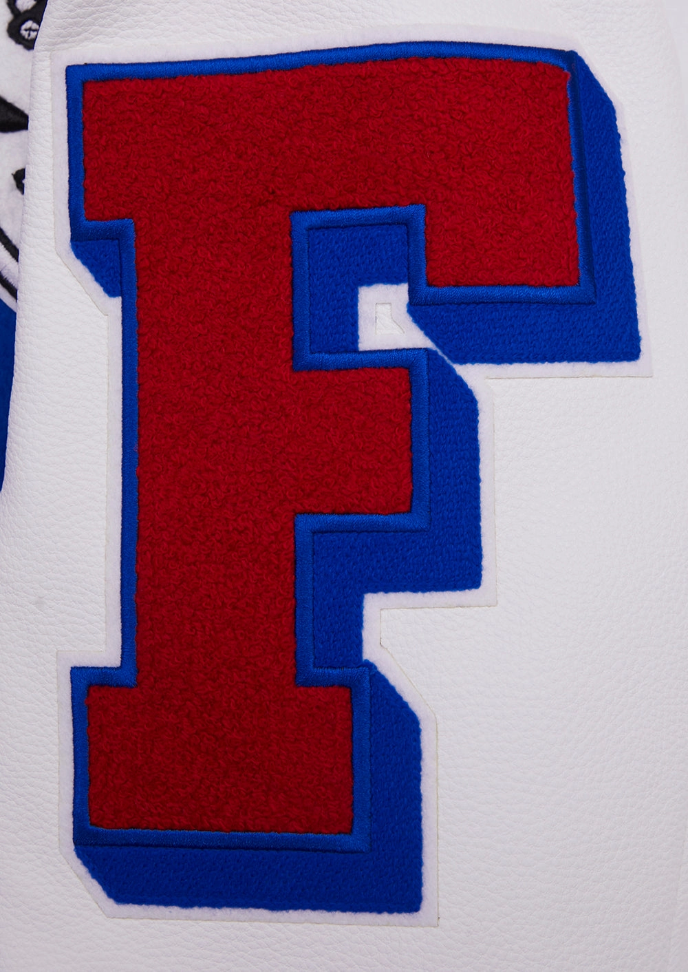 NFL BUFFALO BILLS MASHUP MEN'S RIB WOOL VARSITY JACKET (ROYAL BLUE/RED)