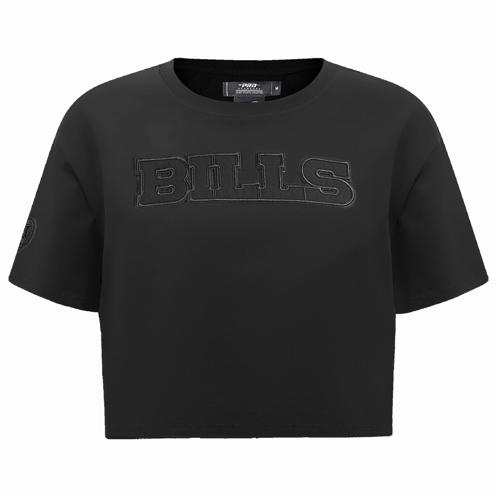 NFL BUFFALO BILLS NEUTRAL WOMEN'S BOXY TEE (BLACK)