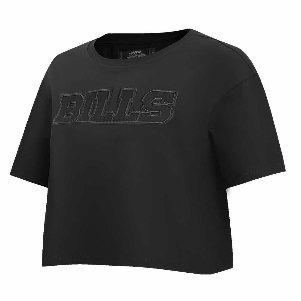 NFL BUFFALO BILLS NEUTRAL WOMEN'S BOXY TEE (BLACK)