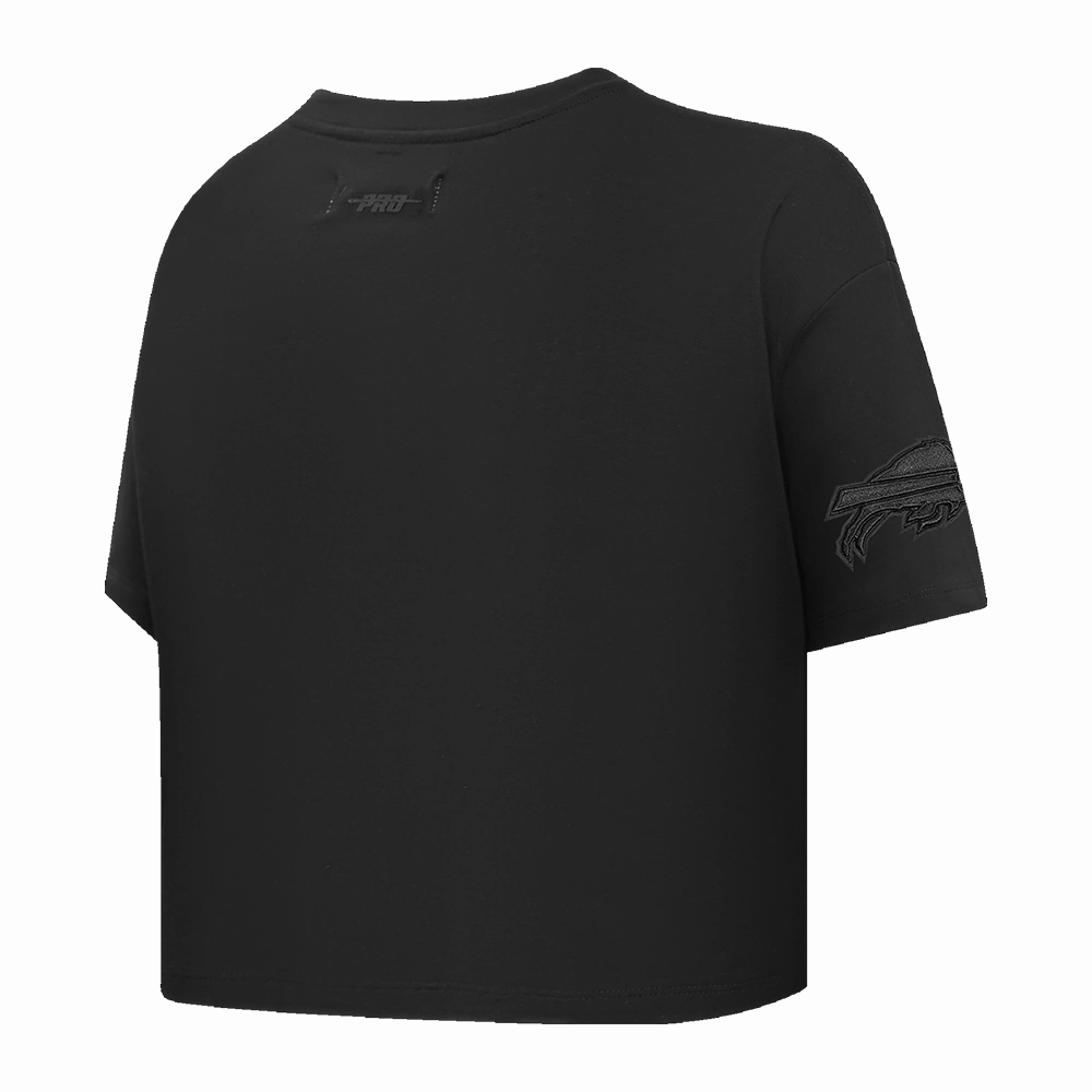 NFL BUFFALO BILLS NEUTRAL WOMEN'S BOXY TEE (BLACK)