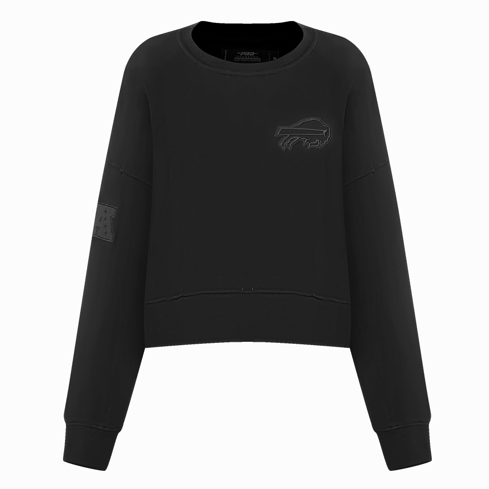 NFL BUFFALO BILLS NEUTRAL WOMEN'S CREWNECK (BLACK)