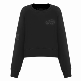 NFL BUFFALO BILLS NEUTRAL WOMEN'S CREWNECK (BLACK)